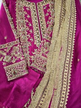 Pakistani Custom Made Heavy Handwork Outfit